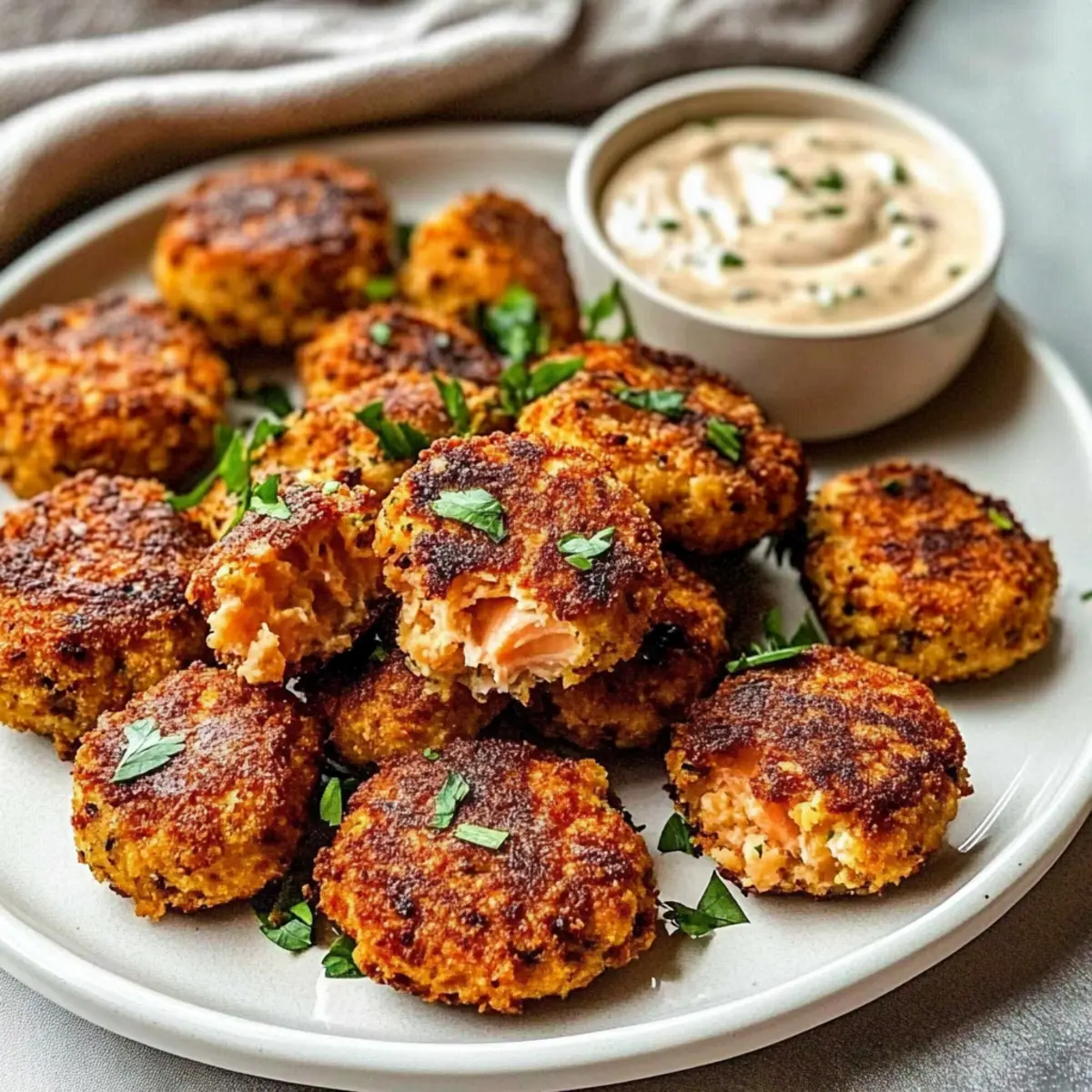 Crispy Pan Fried Salmon Croquettes (with Fresh Salmon)