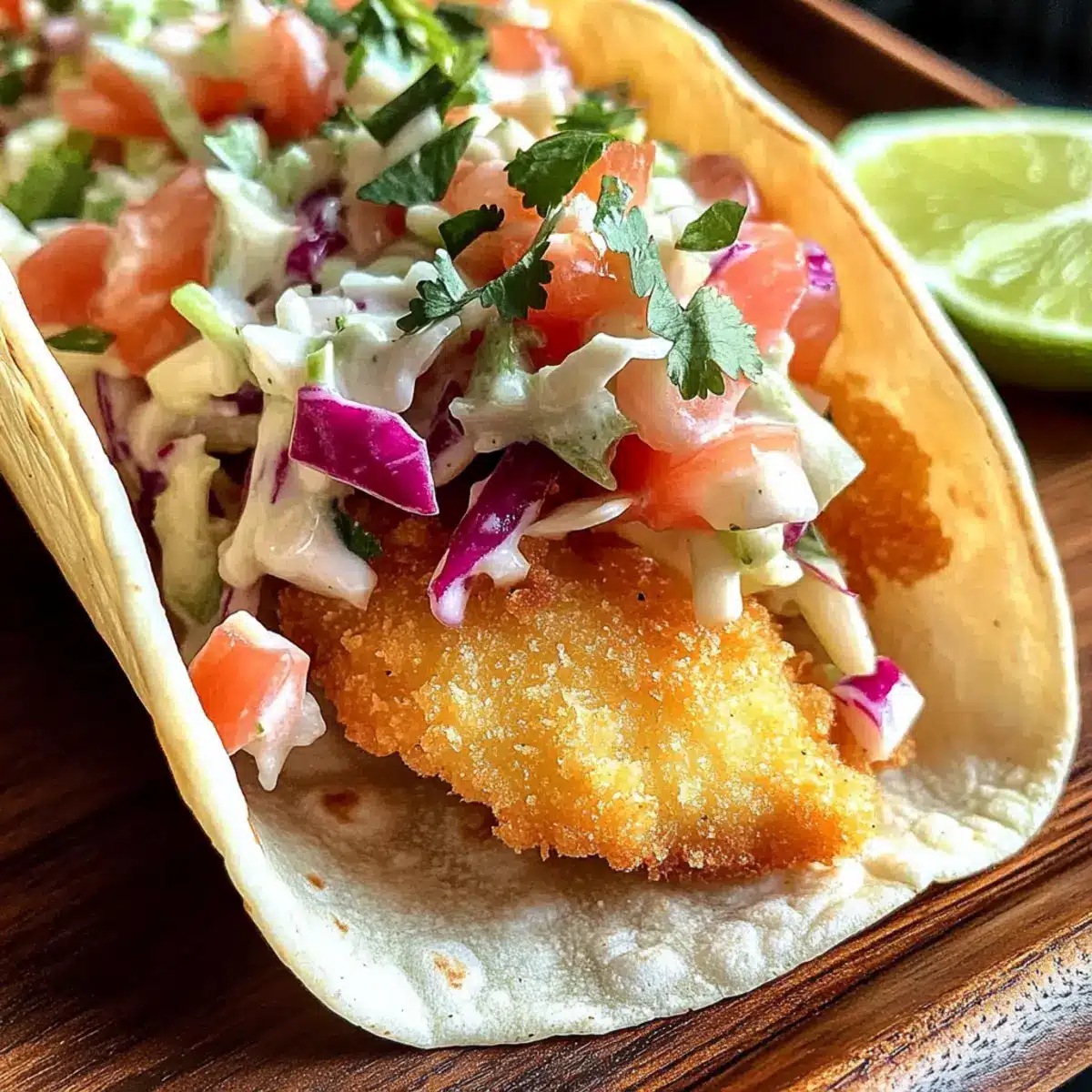 Crispy Fish Tacos with Cilantro Lime Slaw: A Crunchy, Zesty Delight