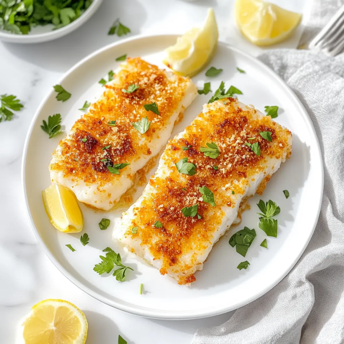 Crispy Parmesan-Crusted Cod