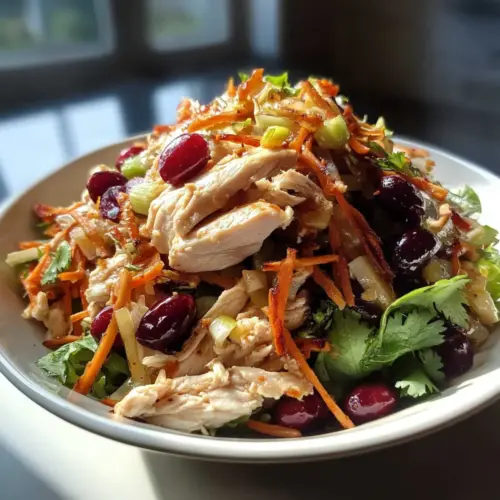 Asian Chicken Cranberry Salad