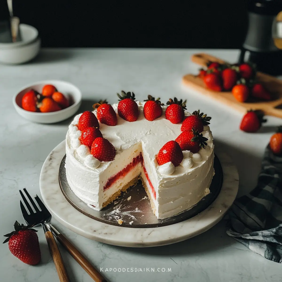 Japanese Strawberry Cake