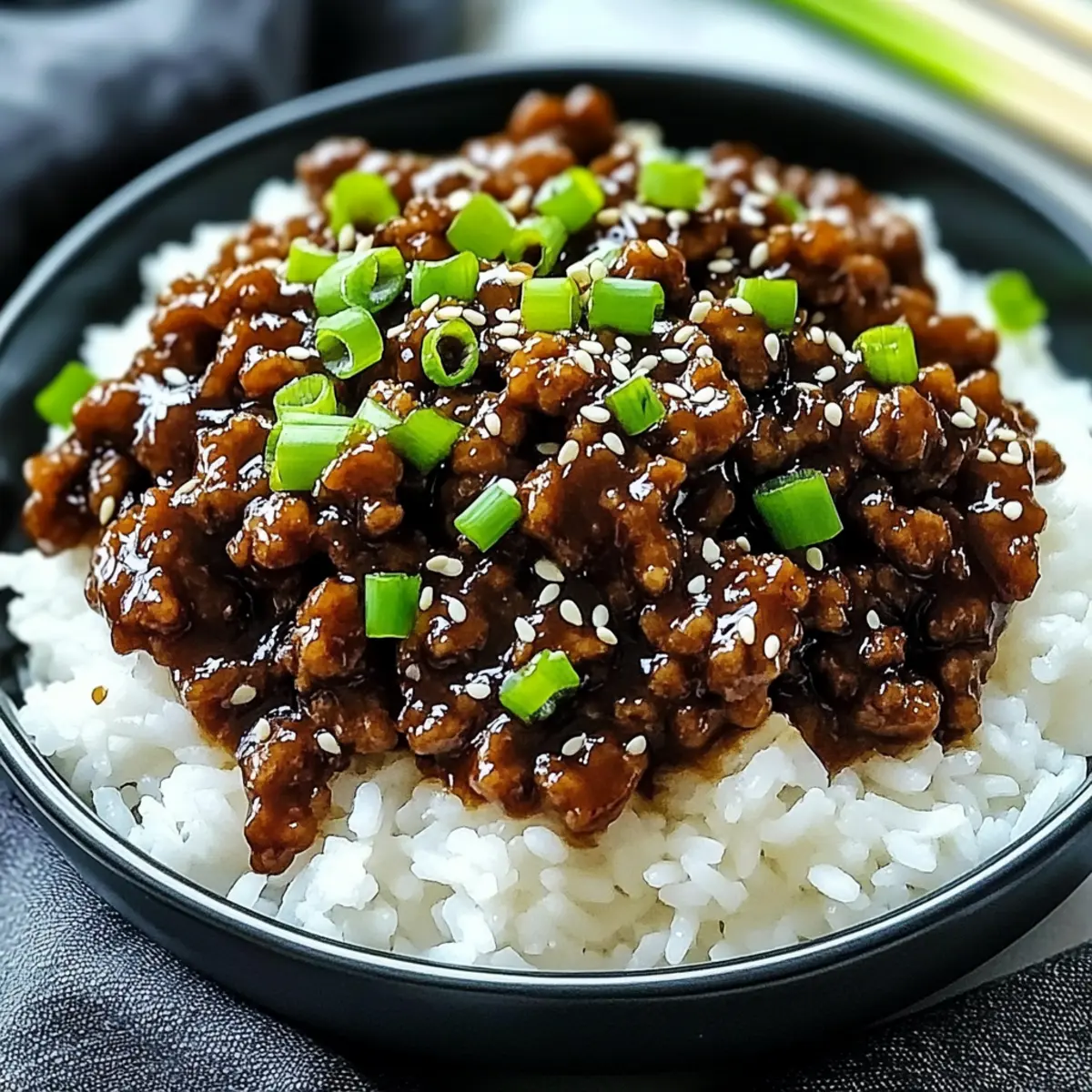 Savor the Flavor with Savory Sweet Korean-Style Beef Rice