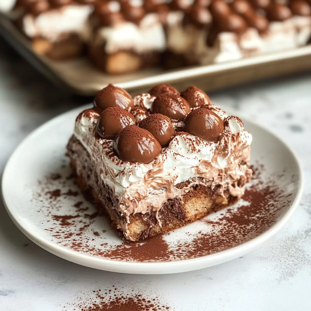 Hot Chocolate Tiramisu
