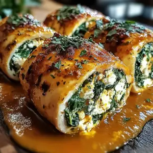 Herbed Ricotta Stuffed Chicken Rolls for a Cozy Dinner Delight
