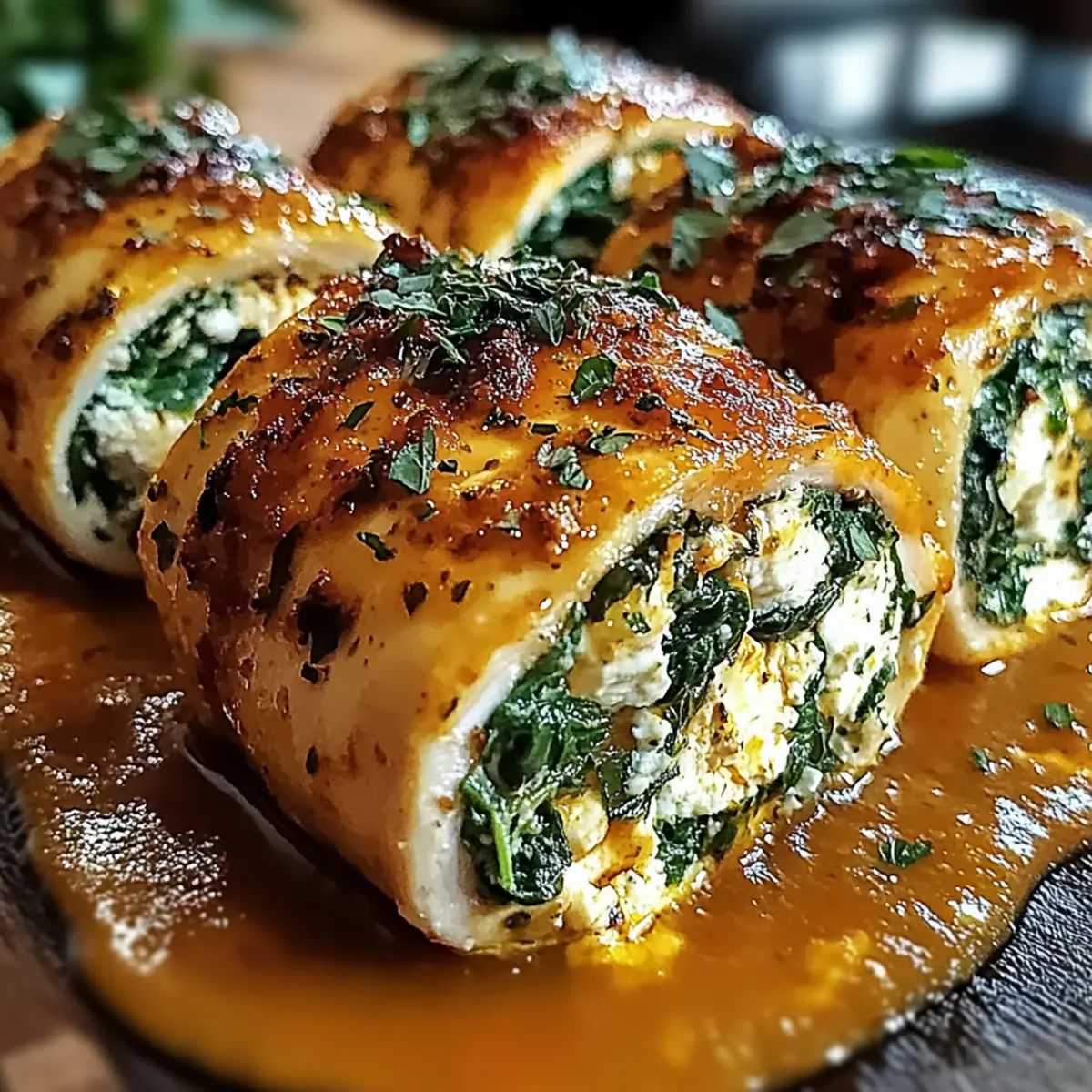 Herbed Ricotta Stuffed Chicken Rolls for a Cozy Dinner Delight