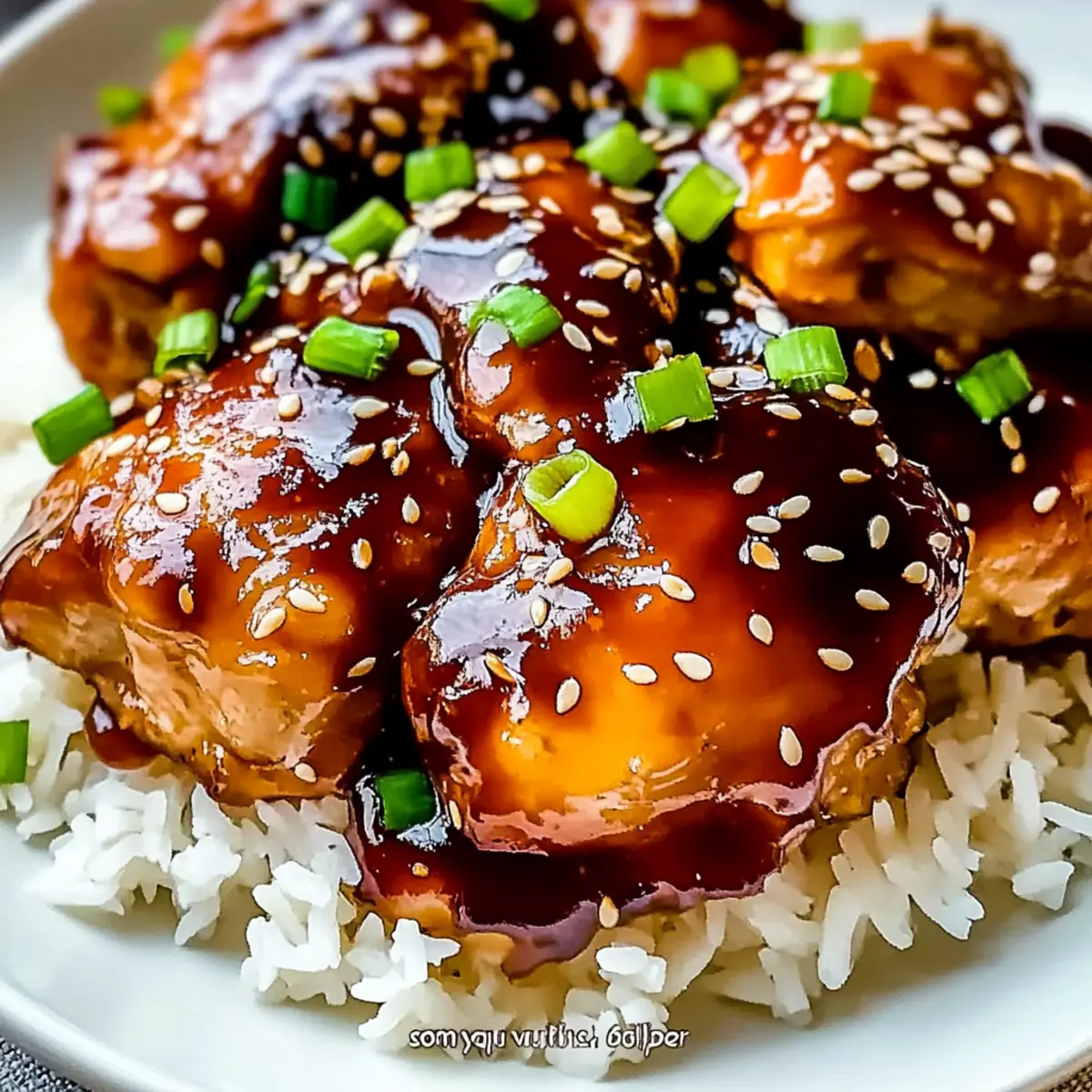 Slow Cooker Honey Garlic Chicken