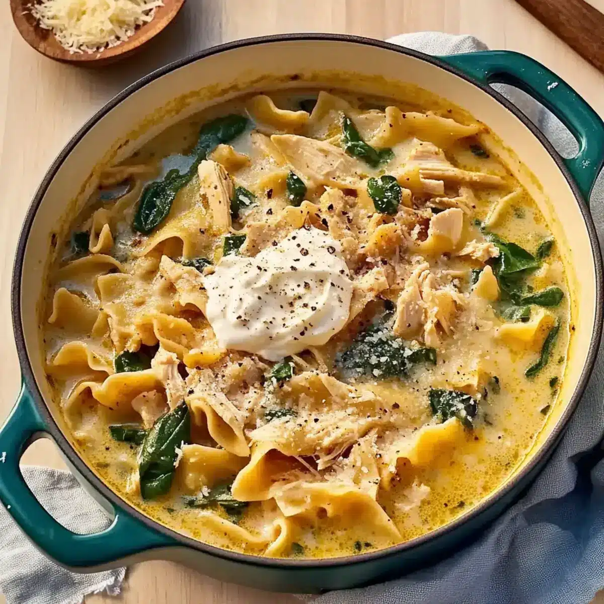 Best Chicken Lasagna Soup