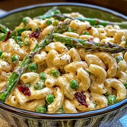 Lemon-Dijon Asparagus and Pea Macaroni
