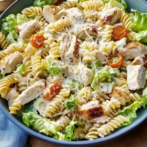 Chicken Caesar Pasta Salad