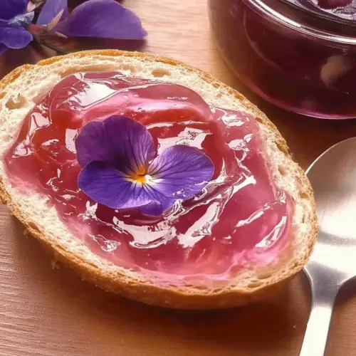 Wild Violet Jelly: Springtime in a Jar