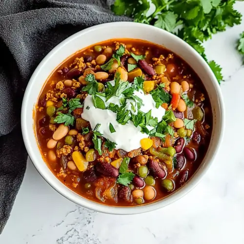 Crockpot Vegetarian Chili
