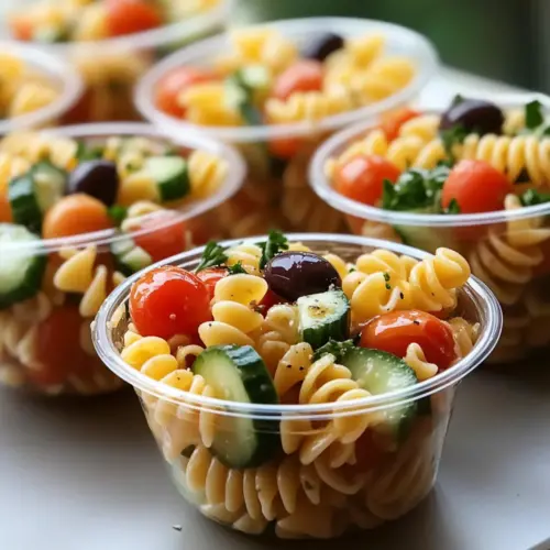 Pasta Salad Cups