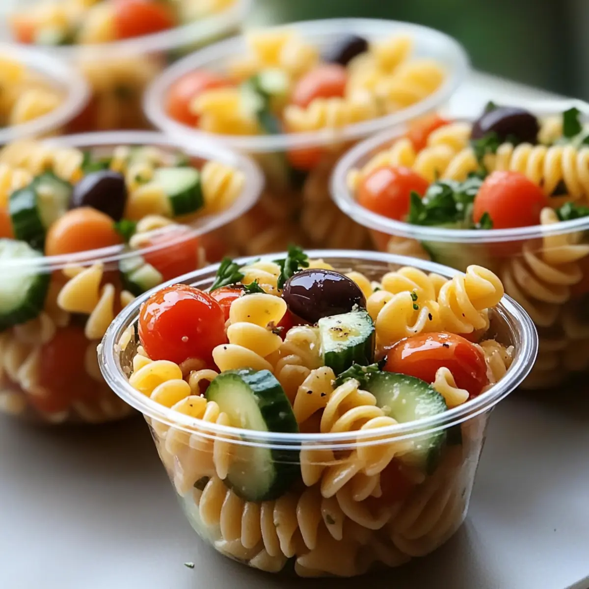 Pasta Salad Cups